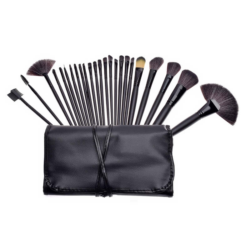 drop shipping 24pcs set Professional Makeup Brushes Set Face Eyes Soft Blending Full Function Makeup Artist Brush Beauty Tools Kit