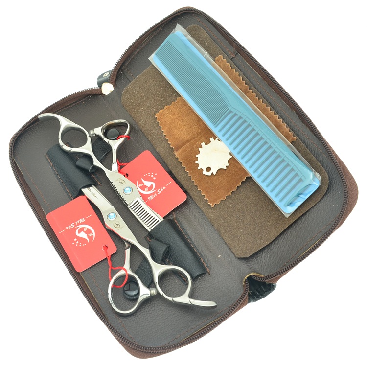 6.0Inch Meisha Professional Hairdressers Cutting Shears Japan 440c Barbers Salon Thinning Scissors Safety Tijeras Set for Kids HA0373
6.0Inch Meisha Professional Hairdressers Cutting Shears Japan 440c Barbers Salon Thinning Scissors Safety Tijeras Set for Kids HA0373