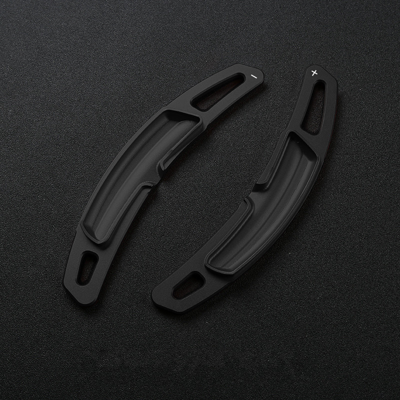 Aluminium Alloy Red Steering Wheel Shift Paddles Sequins Trim Strips For Porsche Panamera Cayenne Macan Car Styling Modified