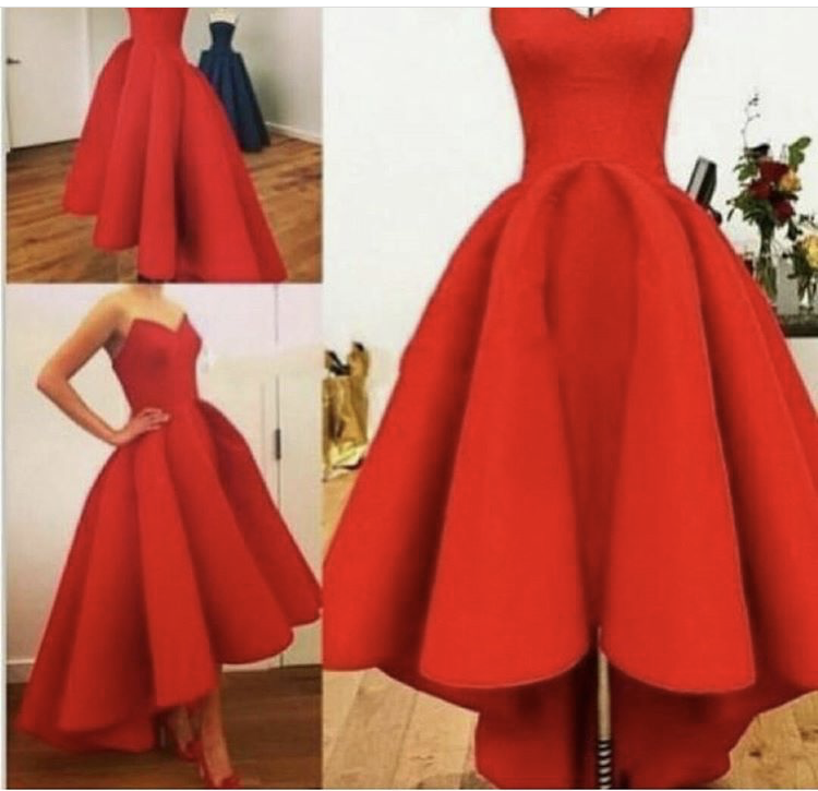Fancy Hi Lo Satin Prom Dresses Custom Made Plus Size Zipper/Lace-up Back Party Dress Top Quality Red,Royal Blue,Black Satin Dress, Gray
Fancy Hi Lo Satin Prom Dresses Custom Made Plus Size Zipper/Lace-up Back Party Dress Top Quality Red,Royal Blue,Black Satin Dress, Gray