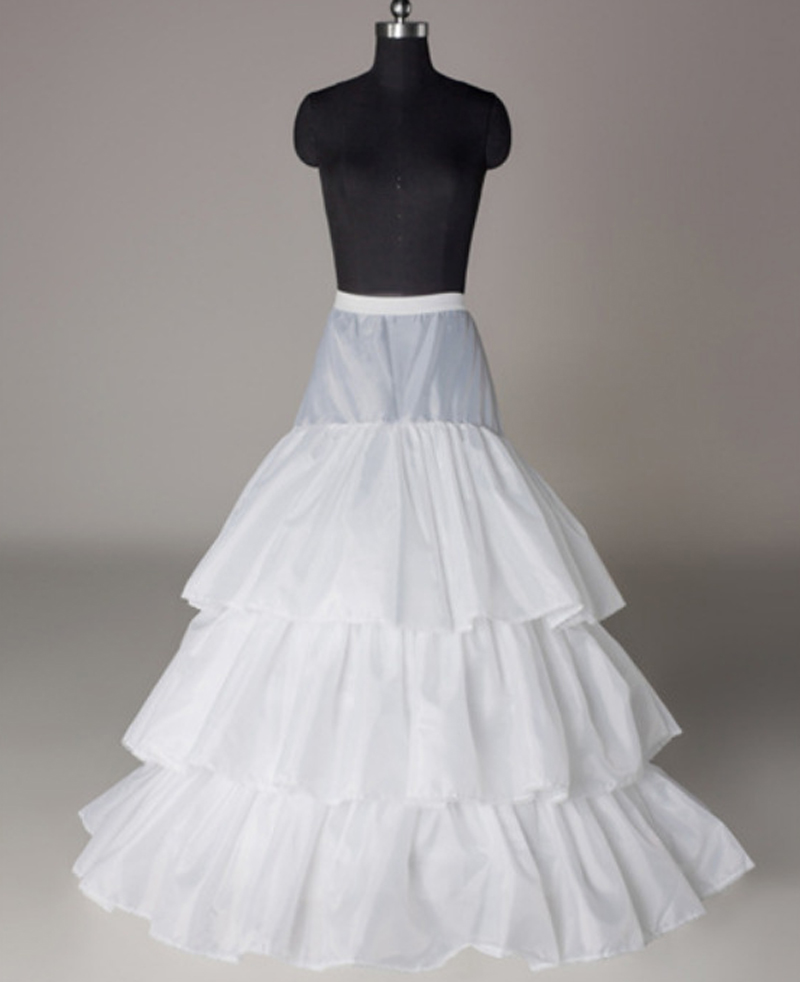 3 Hoops Petticoat Suitable for Mermaid Dresses Elastic Waist Wedding Accessories for Bridal 3 Layers Ruffles Court Train Underskirt, White
3 Hoops Petticoat Suitable for Mermaid Dresses Elastic Waist Wedding Accessories for Bridal 3 Layers Ruffles Court Train Underskirt, White
