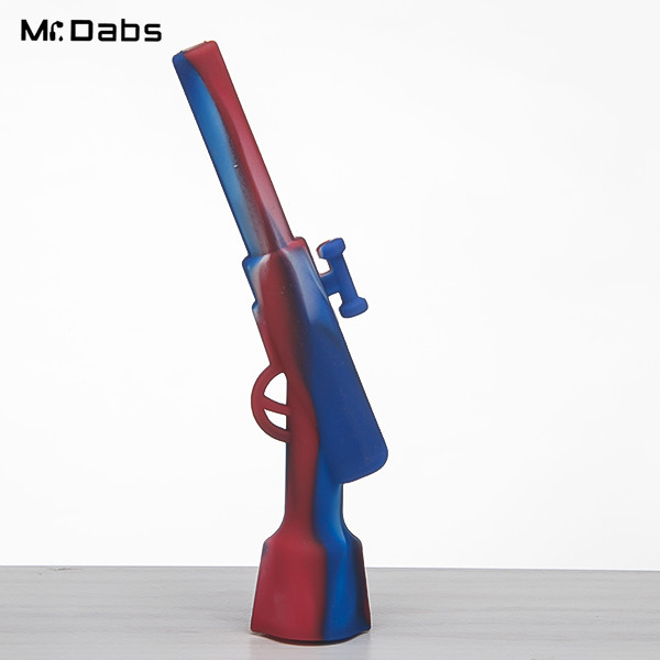 4.3 inch Silicone Rifle Hand Pipe with Metal Bowl Oil Rig Hookah Wax Pen Smoking Pipes Small Gun Sneak A Toke pipe
4.3 inch Silicone Rifle Hand Pipe with Metal Bowl Oil Rig Hookah Wax Pen Smoking Pipes Small Gun Sneak A Toke pipe