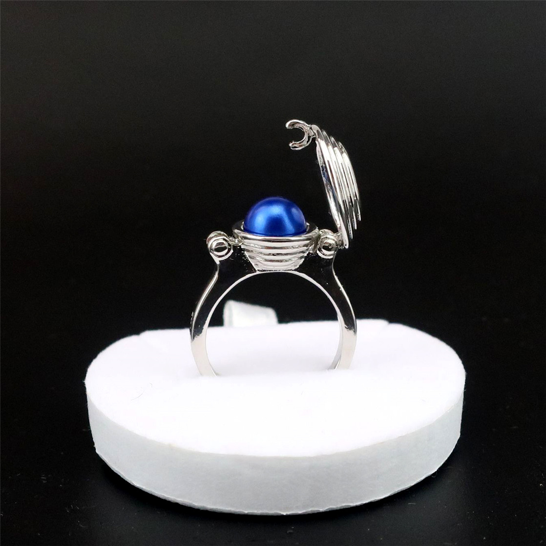 Silver Ring Mounting for 8mm Beads Pearl Cage Ring US size 6 7 8 Ring Setting Fashion Rings Cage Fit 8MM Pearls DIY Rings Jewelry