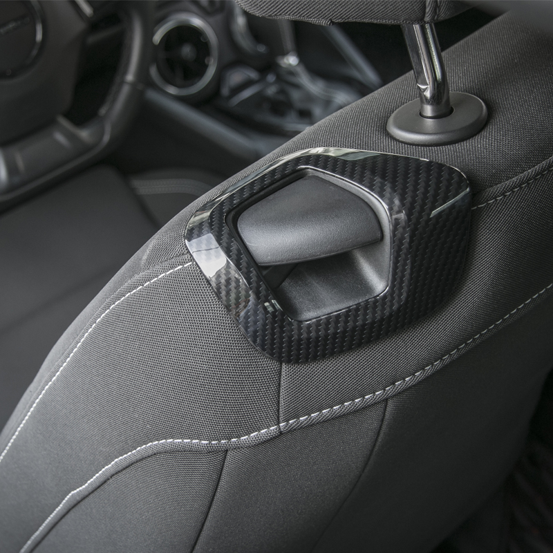 Seat Backrest Manual Seat Adjustment Handle Cover Trim Car interior Decoration for Chevrolet Camaro 2017+ ABS 6 colors