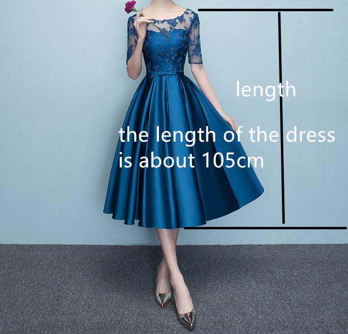 Elegant Mother of the bride dresses Satin with Tulle Lace Zipper Back Tea Length Mother of the bride dress cheap plus size