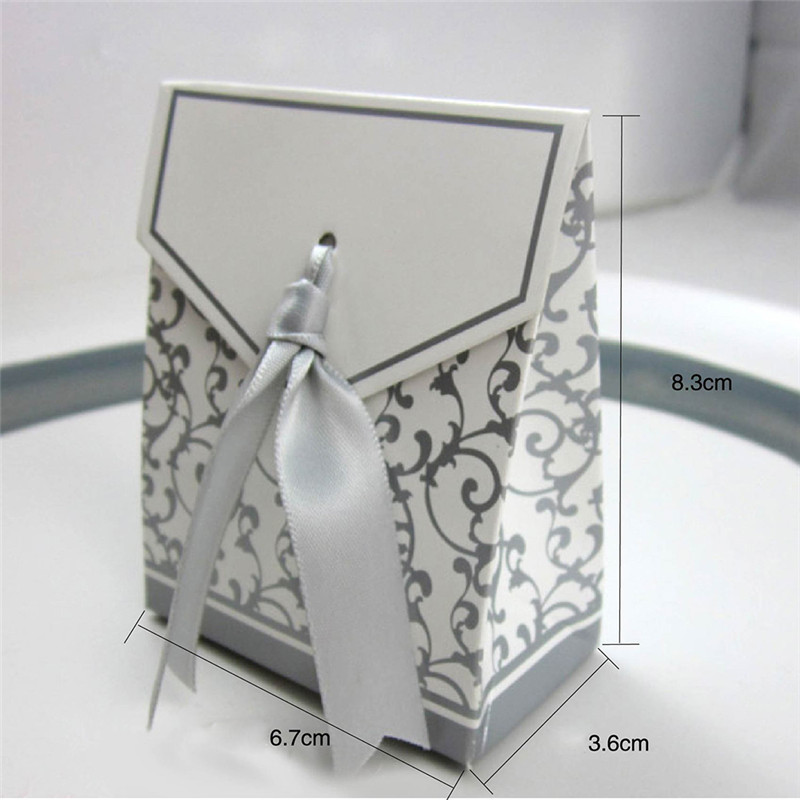 Sweet Cake Gift Candy Boxes Bags Anniversary Party Wedding Favours Birthday Party Supply 100pcs Favor wholesale