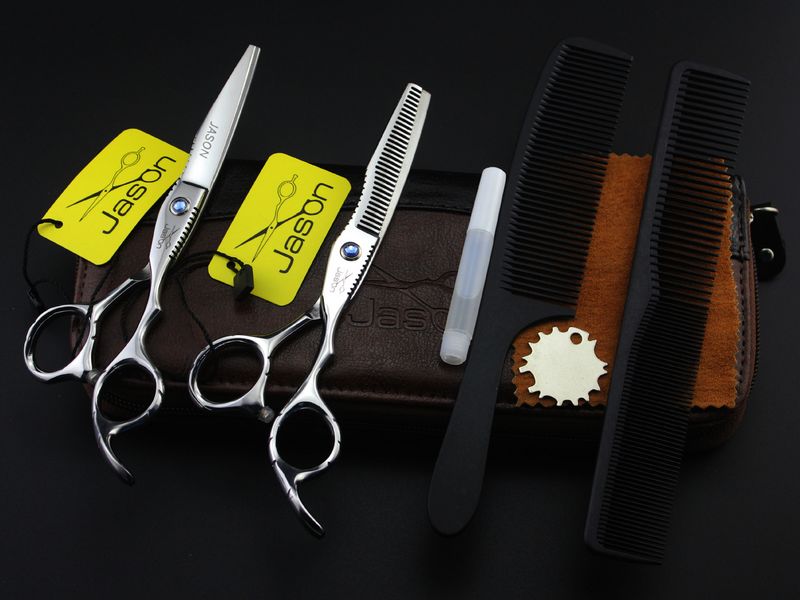 JASON HA-01 6.0 inch right hand Cutting/thinning scissors. 17.5CM 6CR 62HRC forfex set