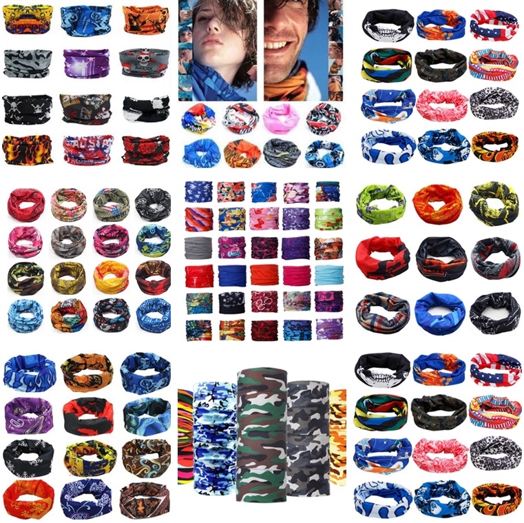 Fashion Bandanas Multifunctional scarf Headband Outdoor Sports Turban Sunscreen Magic Scarves Veil Cycling Seamless bandanas C0120
Fashion Bandanas Multifunctional scarf Headband Outdoor Sports Turban Sunscreen Magic Scarves Veil Cycling Seamless bandanas C0120