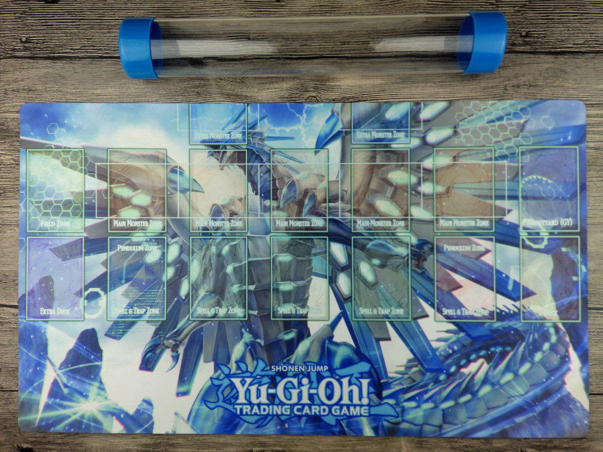 YuGiOh Blue-Eyes Chaos MAX Dragon Custom Playmat Master rule 4 Zones Free Tube Free Shipping for receiving bags.
YuGiOh Blue-Eyes Chaos MAX Dragon Custom Playmat Master rule 4 Zones Free Tube Free Shipping for receiving bags.