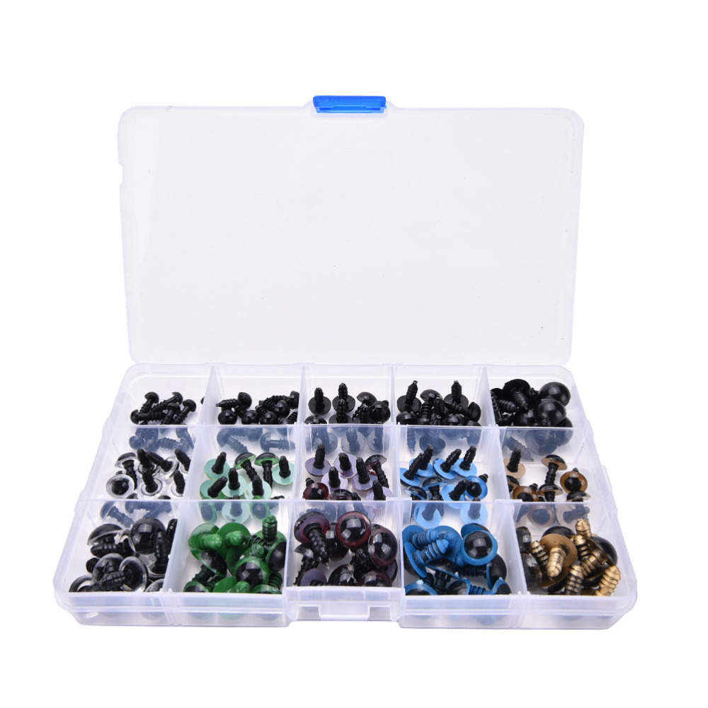 150Pcs/Set 6-12mm 3D Animal Puppet Dolls Eyes DIY Plastic Black Mix Color Safety Eyes for Teddy Bear Kids Toys Dolls Accessories
150Pcs/Set 6-12mm 3D Animal Puppet Dolls Eyes DIY Plastic Black Mix Color Safety Eyes for Teddy Bear Kids Toys Dolls Accessories