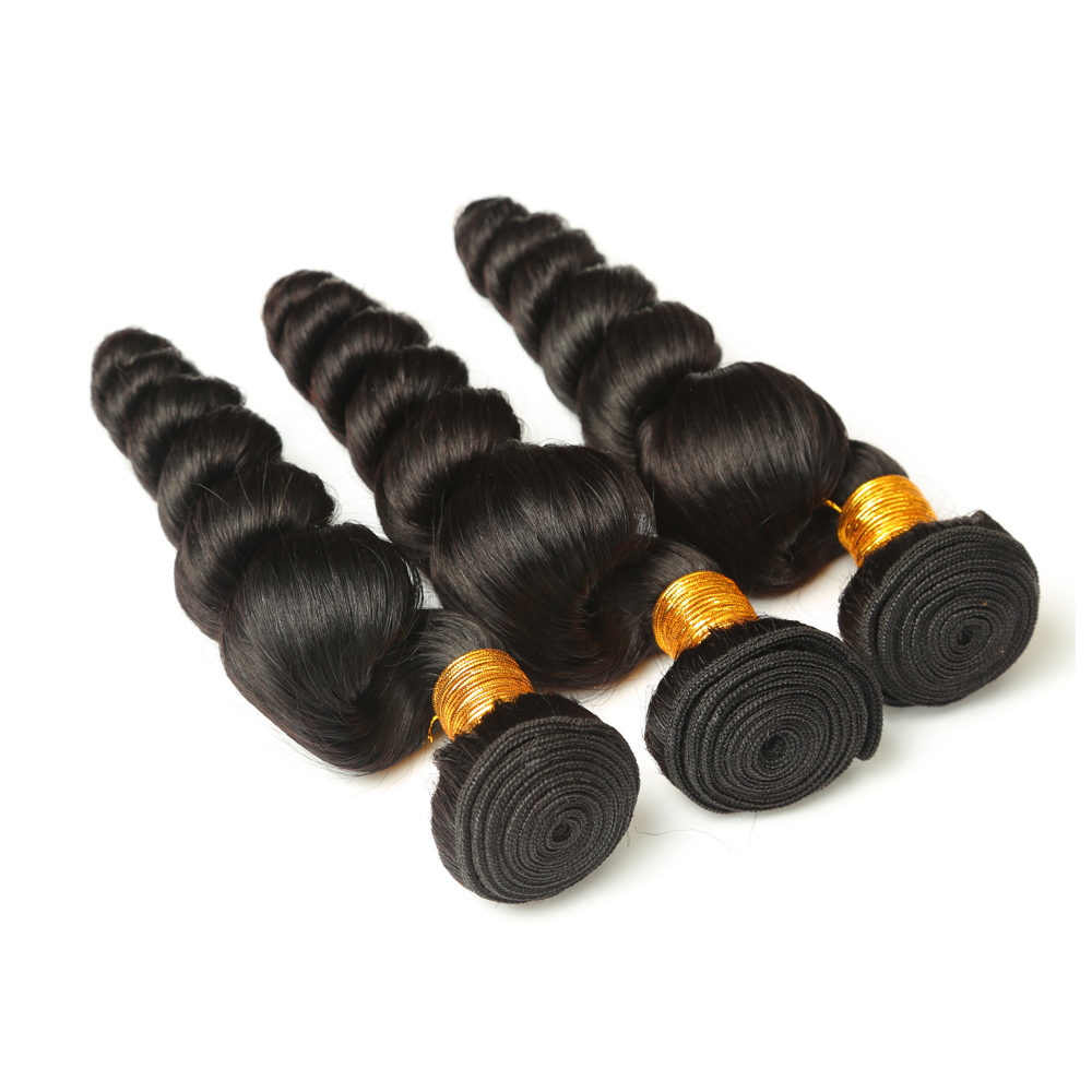 7A Unprocessed Cuticle Aligned Brazilian Hair loose Wave Weft Remy Human Hair Extensions Peruvian Indian Malaysian Dyeable