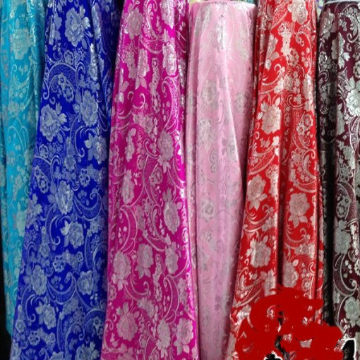 Chinese Ancient Costume Diy Tang Han Dress Baby Clothes Kimono Cos Gold Silk Cloth Brocade Satin Pipa Fabric Width 59"