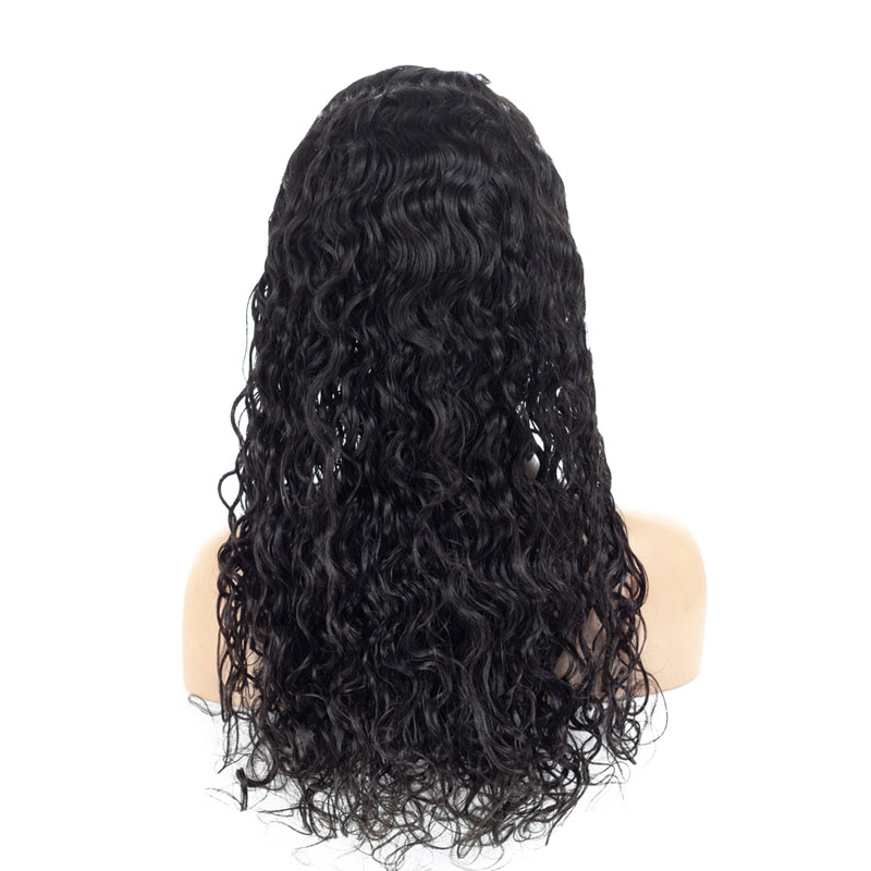360 full lace human hair wig Pre Plucked With Baby Hair Brazilian deep wave Lace Wigs For Women Brazilian Virgin Hair Wig