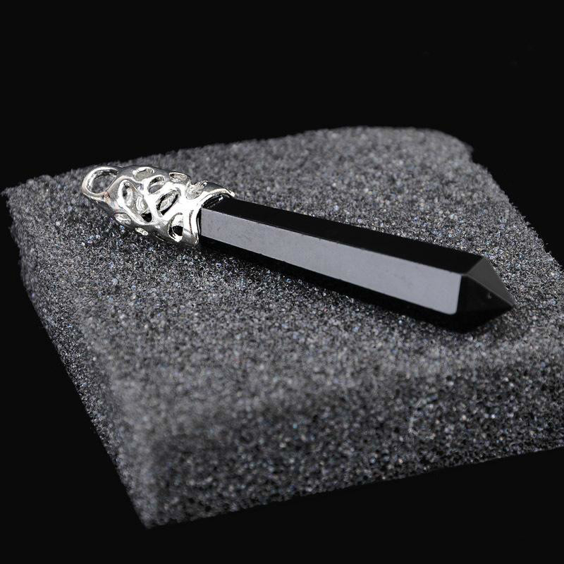 Natural Amethyst Point Pendant Opal Point Pendant Crystal Quartz Gemstone Healing Stone Pendulum Druzy Jewelry