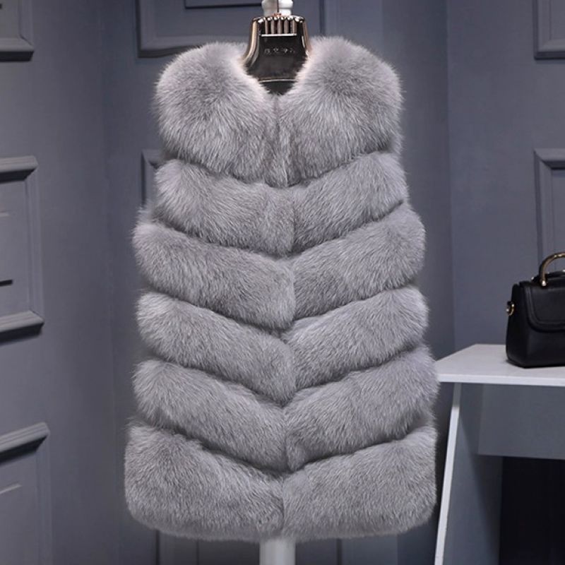 Faux Fur Vest Jacket Women Fake Fur Gilet Coats Fluffy Teddy Coat 8 Colors F0399 S-3XL, Gray
Faux Fur Vest Jacket Women Fake Fur Gilet Coats Fluffy Teddy Coat 8 Colors F0399 S-3XL, Gray