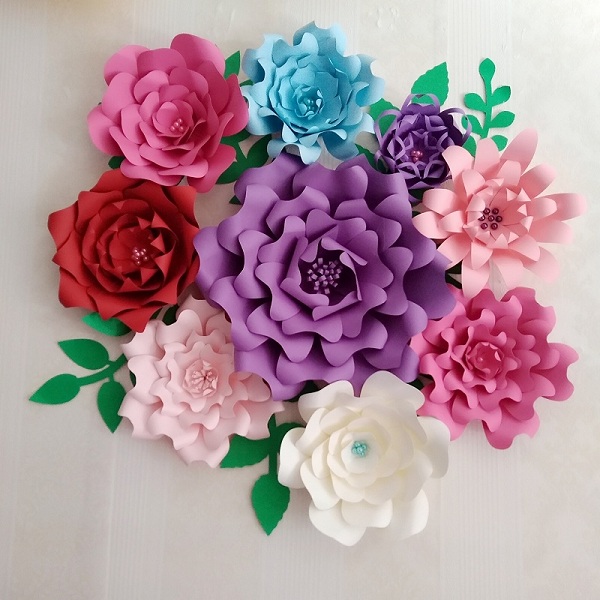 Creative Giant Paper Flowers 9pcs + Leaves 8 pcs Half Made Kits with Tutorials Wedding Backdrop Baby Nursery Retails Store Flower DIY
Creative Giant Paper Flowers 9pcs + Leaves 8 pcs Half Made Kits with Tutorials Wedding Backdrop Baby Nursery Retails Store Flower DIY