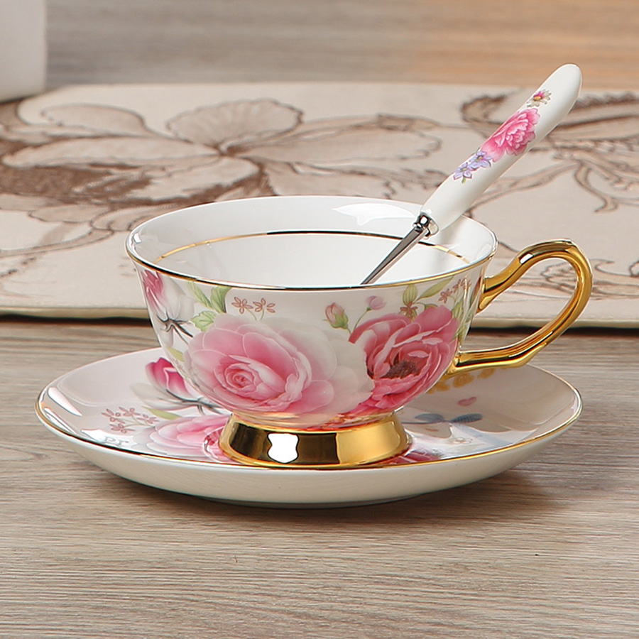 Bone China Teacups/Coffee Cups & Saucers Sets with Spoons-10.4Oz, for Home, Restaurants, Display & Holiday Gift,With gift box
Bone China Teacups/Coffee Cups & Saucers Sets with Spoons-10.4Oz, for Home, Restaurants, Display & Holiday Gift,With gift box