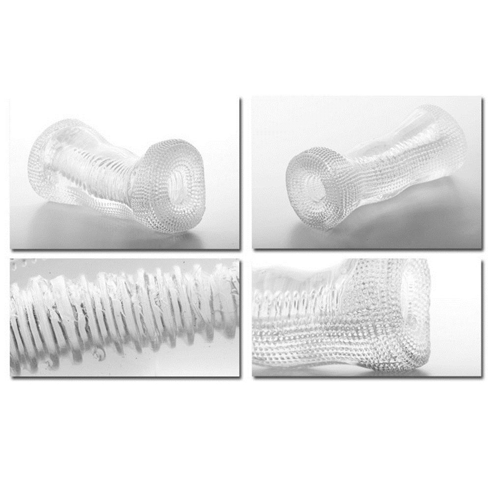 Male Masturbator Sex toys for men Rubber Vagina Real Pussy Masturbation Cup Endurance Exercise Adult sex product Drop Shipping S18101309