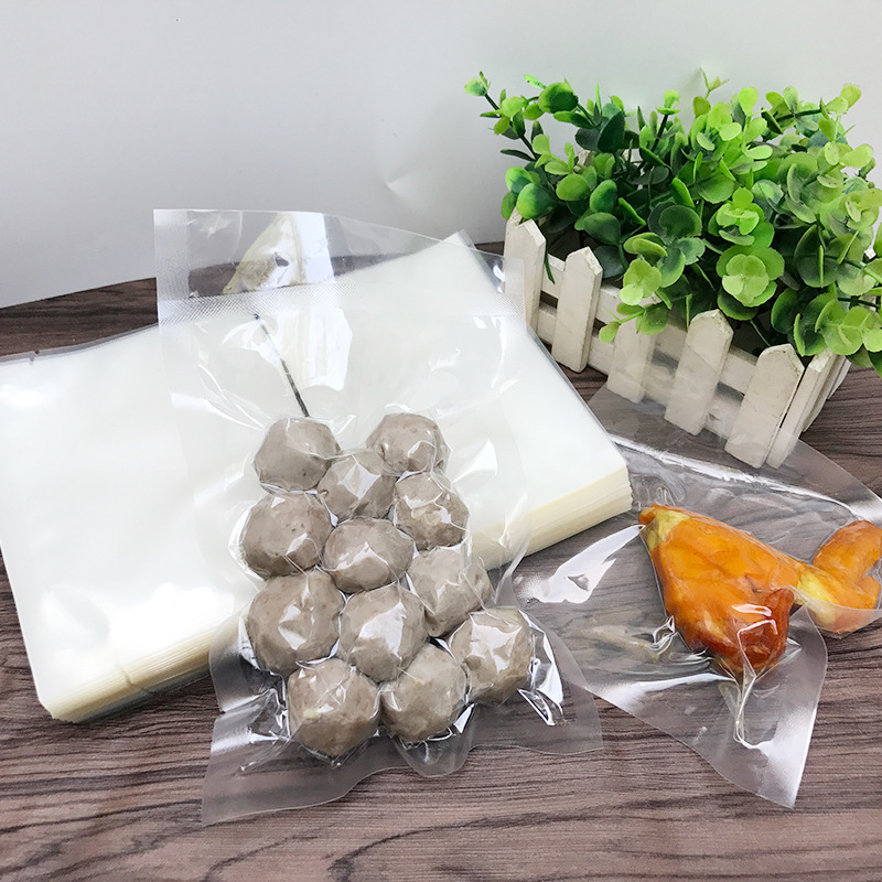 100pcs/lots vacuum sealer bags for food BPA Free clear Food Storage Bags Plastic sealing bag Food saver seal a meal vacuum sealers