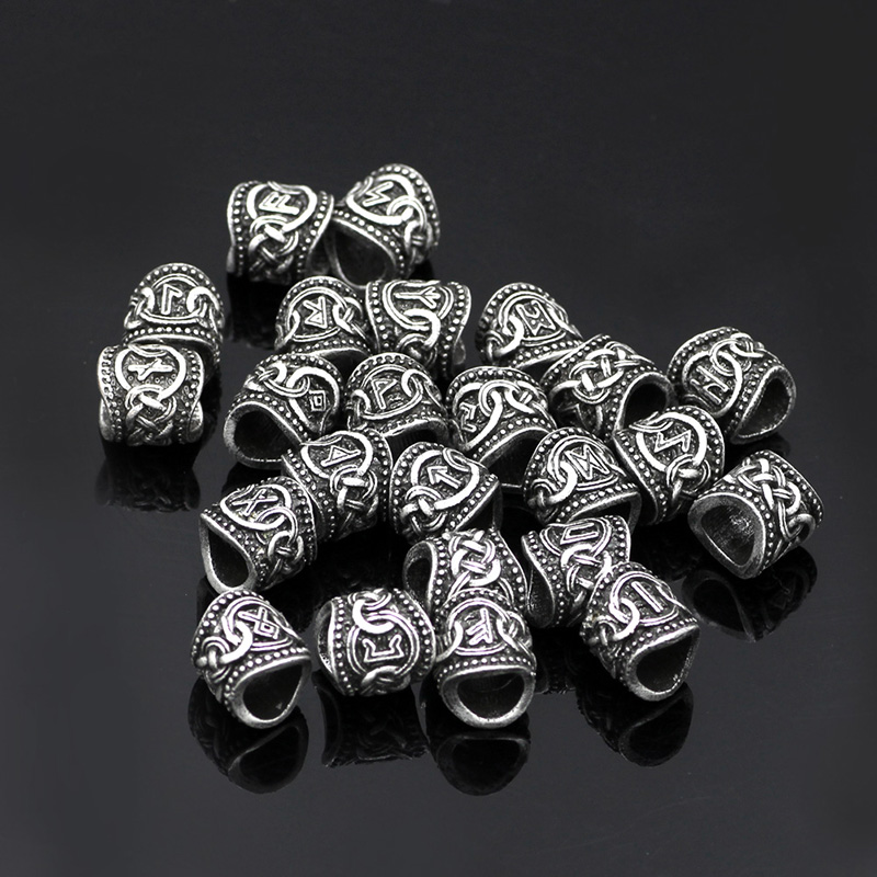 P1856 Dongmanli 24pcs Viking Runes Beads Charms Beads Findings For Bracelets For Pendant Necklace Beard Or Hair Vikings Rune Kit
P1856 Dongmanli 24pcs Viking Runes Beads Charms Beads Findings For Bracelets For Pendant Necklace Beard Or Hair Vikings Rune Kit