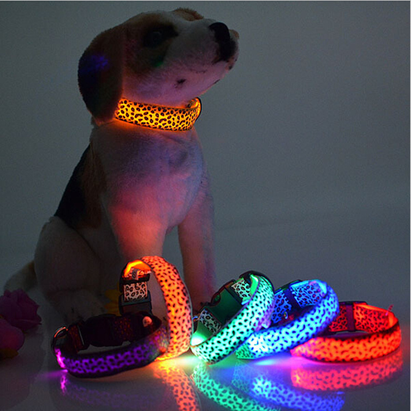 Hot sales LED Dog Collar Light Flash Leopard Collar Puppy Night Safety Pet Dog Collars Products For Dogs Collar Colorful Flash Light Neck
Hot sales LED Dog Collar Light Flash Leopard Collar Puppy Night Safety Pet Dog Collars Products For Dogs Collar Colorful Flash Light Neck