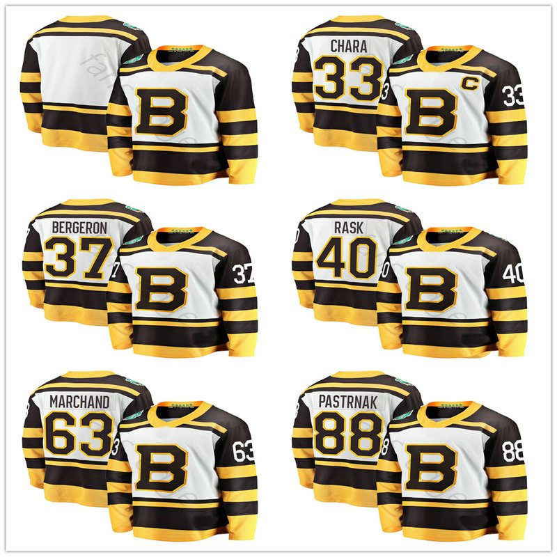 2019 Winter Classic Boston Bruins Hockey Jerseys 33 Zdeno Chara 37 Patrice 63 Brad Marchand 40 Tuukka Rask 88 David Pastrnak Jersey, White
2019 Winter Classic Boston Bruins Hockey Jerseys 33 Zdeno Chara 37 Patrice 63 Brad Marchand 40 Tuukka Rask 88 David Pastrnak Jersey, White