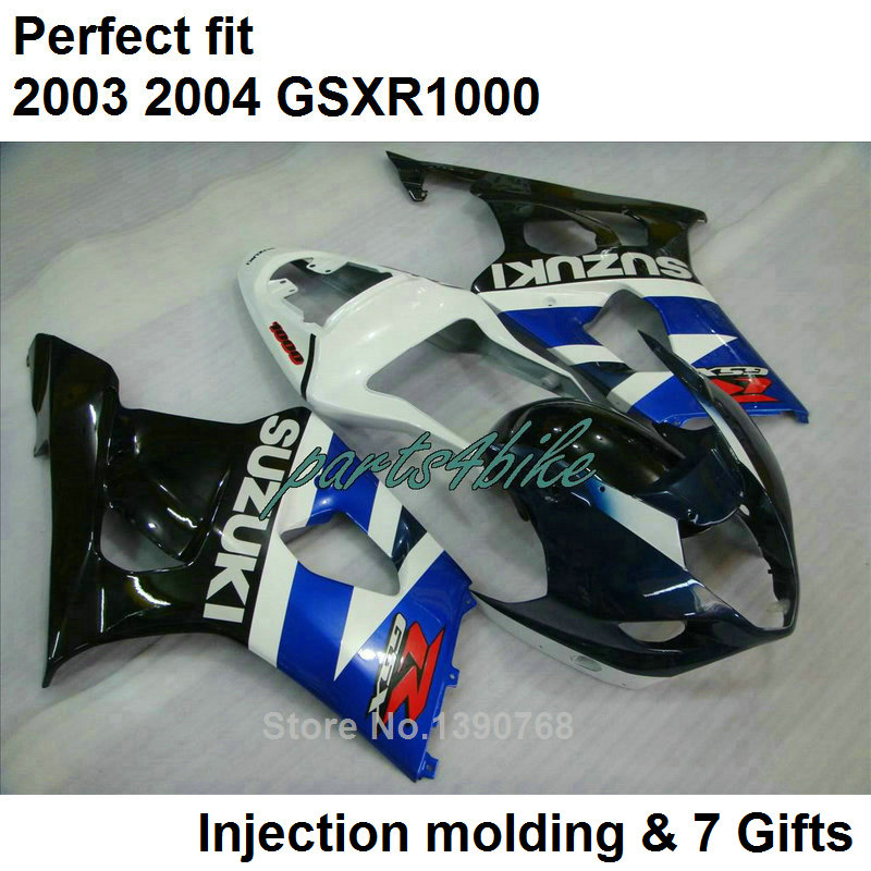 Black biue fairings set for SUZUKI GSXR 1000 K3 2003 2004 fairing kit GSXR1000 03 04 bodywork GSXR1000 RV20, Multi-color
Black biue fairings set for SUZUKI GSXR 1000 K3 2003 2004 fairing kit GSXR1000 03 04 bodywork GSXR1000 RV20, Multi-color