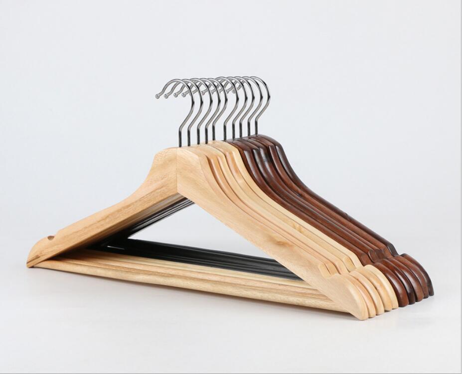 Best quality Natural Wood Suit Hangers Coat Hangers Clothing Racks with Anti-rust Hooks and Non-slip Bar
Best quality Natural Wood Suit Hangers Coat Hangers Clothing Racks with Anti-rust Hooks and Non-slip Bar