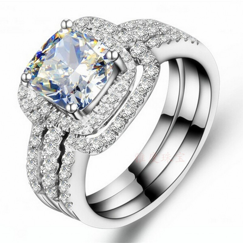 Fashion Jewelry New Design Handmade 8mm Cz 5A Zircon stone 10KT White Gold Filled 3 Engagement Wedding Band Ring Set Sz 5-11
Fashion Jewelry New Design Handmade 8mm Cz 5A Zircon stone 10KT White Gold Filled 3 Engagement Wedding Band Ring Set Sz 5-11