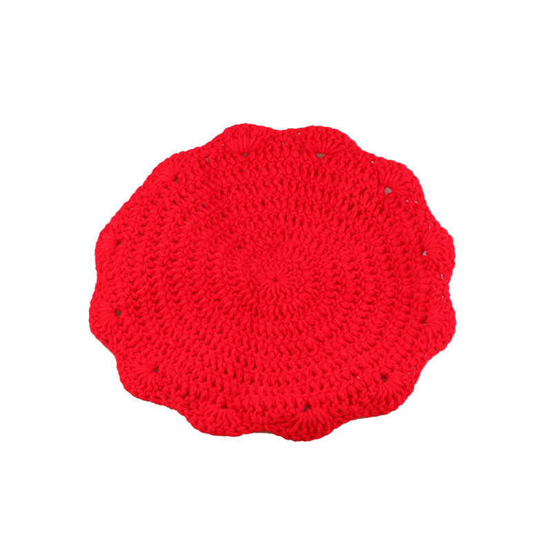 Newborn Baby Photo Studio Photography Props Cap Knit Hat Infant Cute Wool Knitted Ladybug Costume Hat Shell Photo Prop