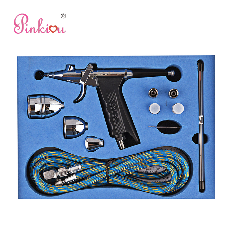 Pinkiou Dual-action 0.2/0.3/0.5mm Needle Airbrush For Painting Cars Air Brush Spray Gun Aerograph Kit Akvagrim Tattoo For Body
Pinkiou Dual-action 0.2/0.3/0.5mm Needle Airbrush For Painting Cars Air Brush Spray Gun Aerograph Kit Akvagrim Tattoo For Body
