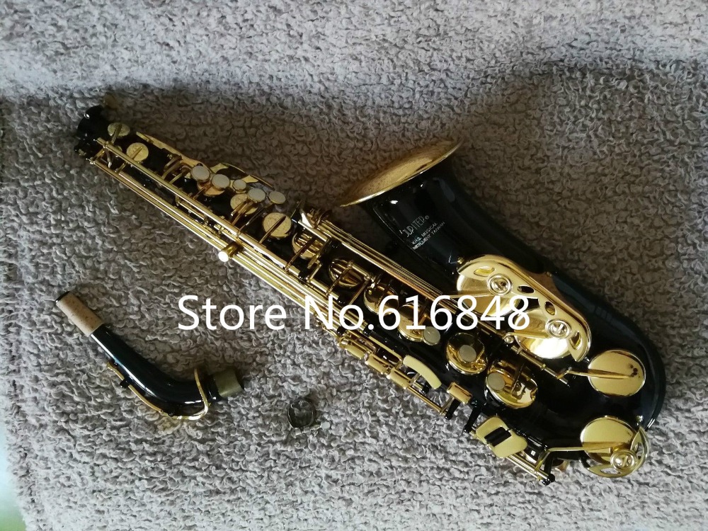 New Arrival Brand Black Nickel Gold JUPITER JAS-769-767 Alto Saxophone E Flat Alto Sax With Mouthpiece Free Shipping