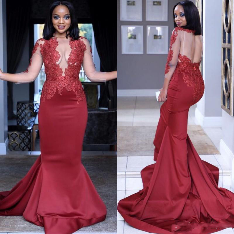 Burgundy Mermaid Prom Dresses Long African Black Grils Plus Size Long Sleeve Party Evening Gowns With Beading, Royal blue
Burgundy Mermaid Prom Dresses Long African Black Grils Plus Size Long Sleeve Party Evening Gowns With Beading, Royal blue
