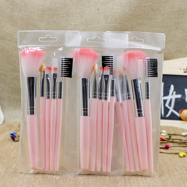 5pcs Fashion Professional Soft Cosmetic Eye Eyebrow Shadow Makeup Brush Set Tool Kit pinceles de maquillaje J1823