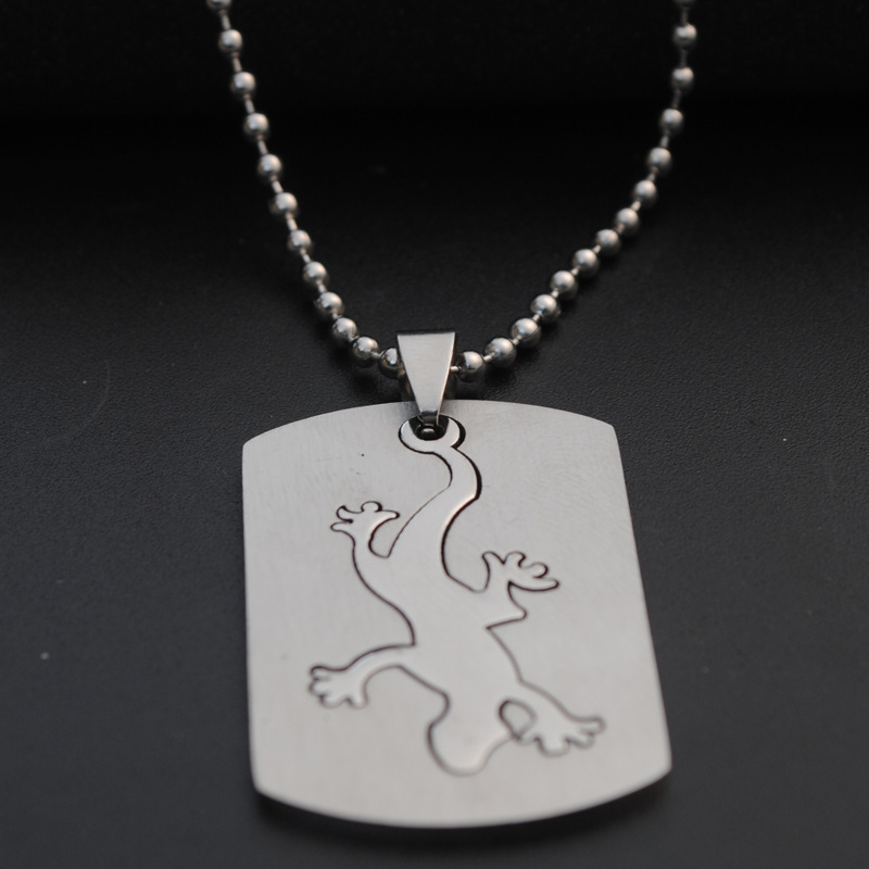 1pcs Stainless Steel Animal Gecko charm Necklace Lizard Chameleon Necklace Reptile Four-legged Snake Pendant Sweater Detachable Necklace, Silver
1pcs Stainless Steel Animal Gecko charm Necklace Lizard Chameleon Necklace Reptile Four-legged Snake Pendant Sweater Detachable Necklace, Silver