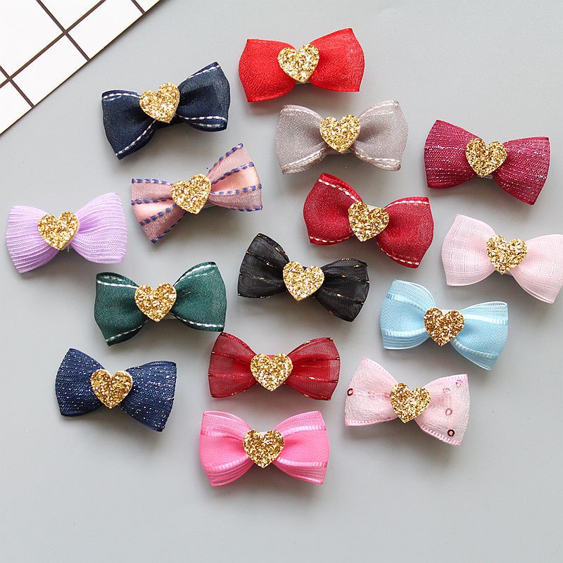 Wholesale Boutique 60pcs Fashion Cute Glitter Heart Hair Bow Hairpins Solid Kawaii Mini Gauze Bowknot Hair Clips Headware Hair Accessories, Mix
Wholesale Boutique 60pcs Fashion Cute Glitter Heart Hair Bow Hairpins Solid Kawaii Mini Gauze Bowknot Hair Clips Headware Hair Accessories, Mix