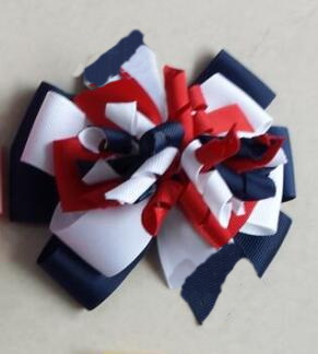 20pcs M2MG Gymboree Baby Hairbows Layered Korker Curlies Ribbon Hair Bows clips Boutique Corker for Children Kids Headwear headbabd PD014