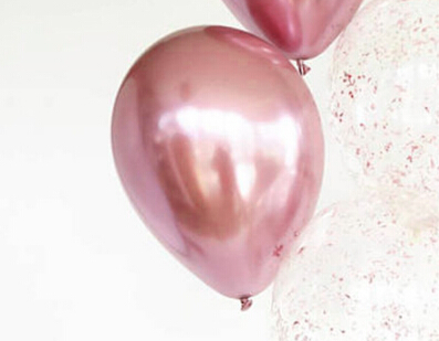 Transparent Latex Balloon With Rose Gold Confetti For Birthday Party Wedding Party Decoration 12 Inch & 18 Inch