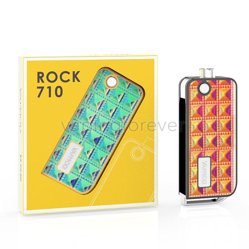 Genuine Vapmod Rock 710 Flip Vape Box Mod Battery 650mAh Preheating Variable Voltage Battery Fit For All 510 Thick Oil Cartridges Atomizer
Genuine Vapmod Rock 710 Flip Vape Box Mod Battery 650mAh Preheating Variable Voltage Battery Fit For All 510 Thick Oil Cartridges Atomizer