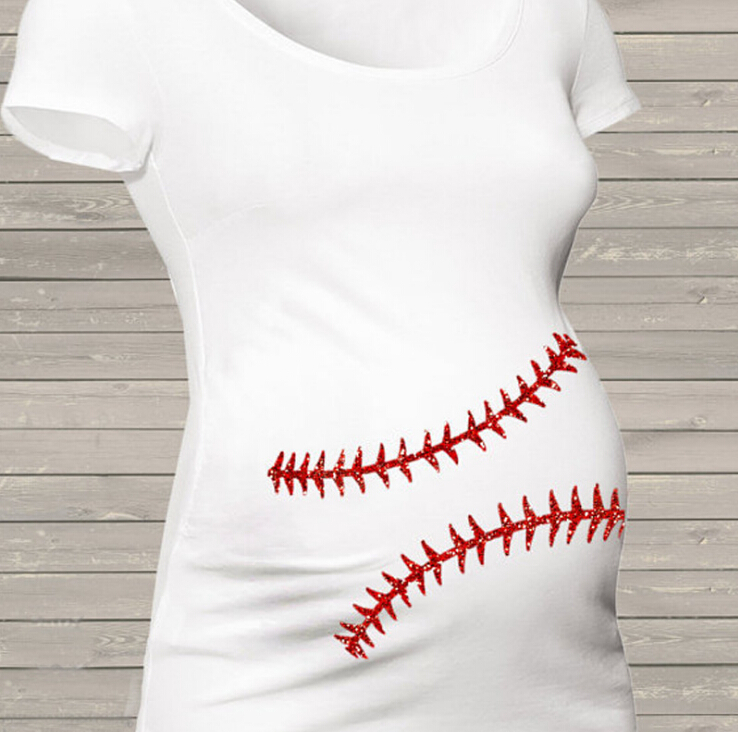 Women's Tanks & Camis Mother Tank Tops 3D Baseball Printing Sleeveless T-shirts Female Summer Home Casual Maternity Wear, White 
Women's Tanks & Camis Mother Tank Tops 3D Baseball Printing Sleeveless T-shirts Female Summer Home Casual Maternity Wear, White