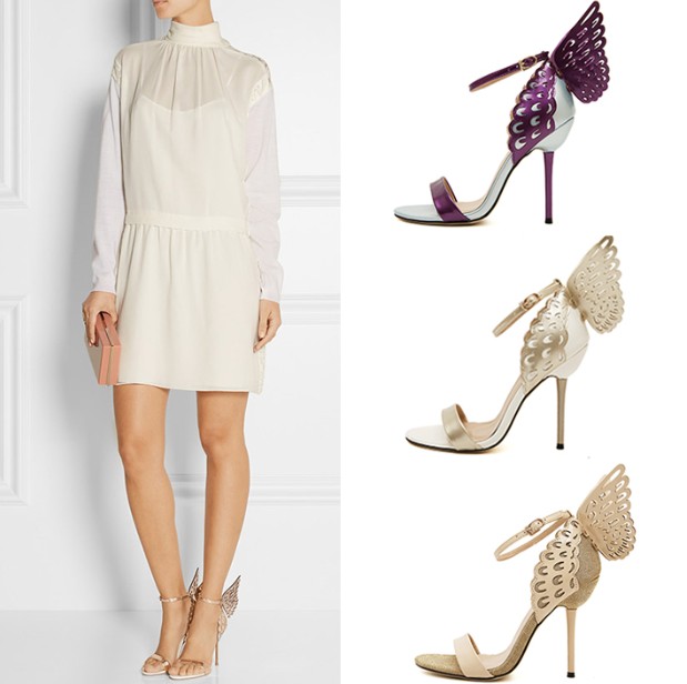 Women Dress Pointed Toe Pumps Wing 3D Butterfly Embroidery High Heel Ankle Strap Soes D'orsay Metallic Stiletto Sandals Shoes, Beige
Women Dress Pointed Toe Pumps Wing 3D Butterfly Embroidery High Heel Ankle Strap Soes D'orsay Metallic Stiletto Sandals Shoes, Beige