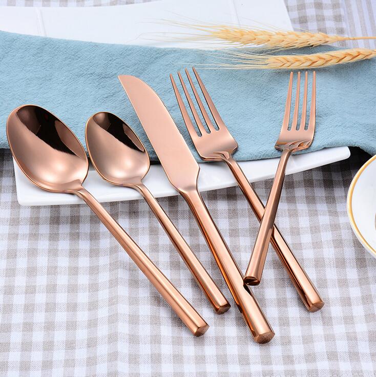 1 Set creative handle flatware set 4 color knife fork spoon 5-piece suit cutlery set high-grade stainless steel dinnerware tableware
1 Set creative handle flatware set 4 color knife fork spoon 5-piece suit cutlery set high-grade stainless steel dinnerware tableware