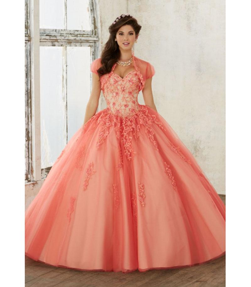 2020 Newest Quinceanera Dresses Sweetheart vestidos de quinceaner Lace Appliques Tulle Ball Gown Prom Dress sweet 16 dresses