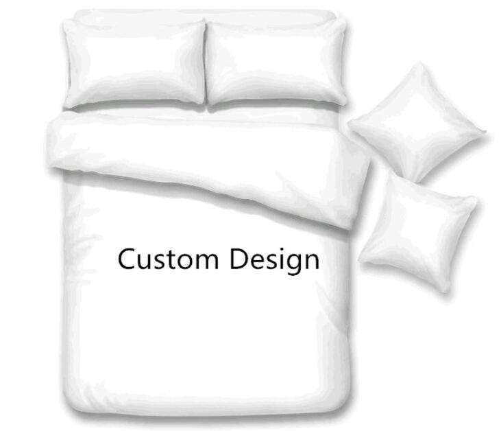Customized Design Bedding Sets 3D Digital Printing Custom Bedding Set 3pcs Duvet Cover with Pillowcase Full Queen King Size