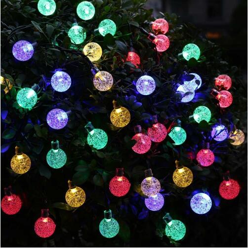 20ft 30 LED Crystal Ball LED String lights Solar Powered Globe Fairy Lights for Outdoor Garden Christmas Decoration
20ft 30 LED Crystal Ball LED String lights Solar Powered Globe Fairy Lights for Outdoor Garden Christmas Decoration