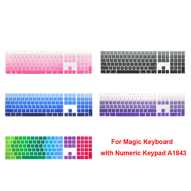 Silicone Keyboard Cover Keypad Protector For Apple Magic Keyboard with Numeric Keypad A1843 MQ052LL/A Released in 2017
Silicone Keyboard Cover Keypad Protector For Apple Magic Keyboard with Numeric Keypad A1843 MQ052LL/A Released in 2017