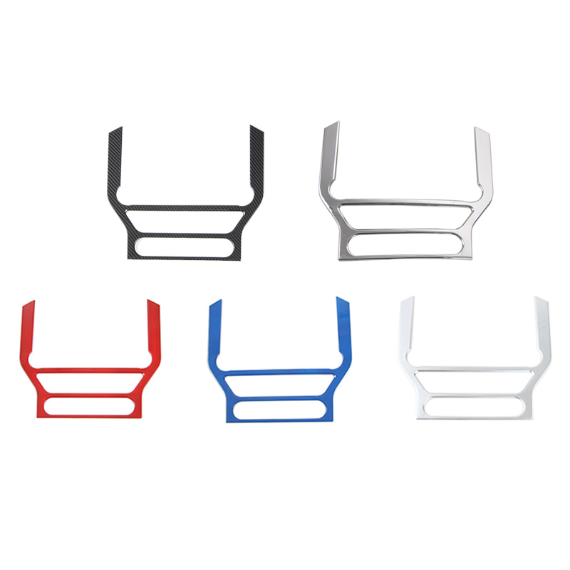 Car DashBoard GPS Frame Panel Decoration Covers ABS For Ford Mustang 2015-2016 Auto Styling Interior Accessories