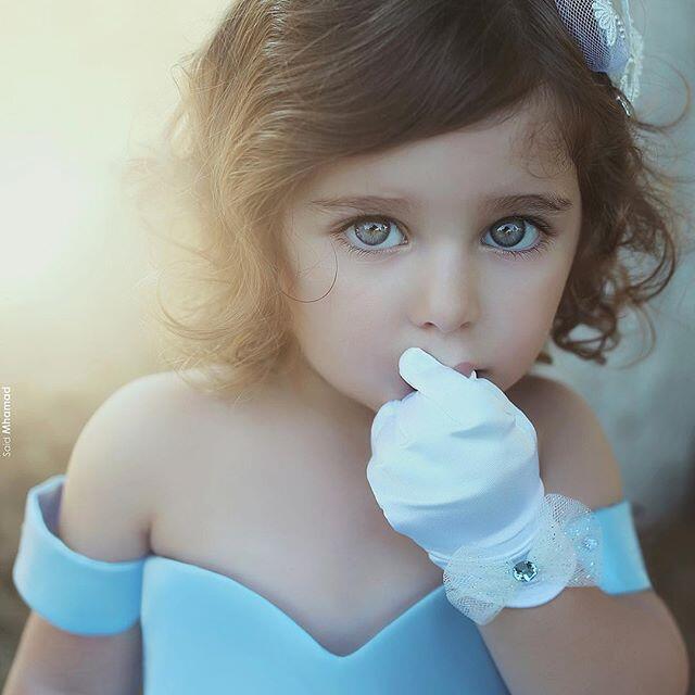 Elegant Lovely New Baby Blue Girls Dresses Princess Simple Off Shoulder Big Bow Knot Hi-Lo Pleats Girl's Pageant Party Gowns