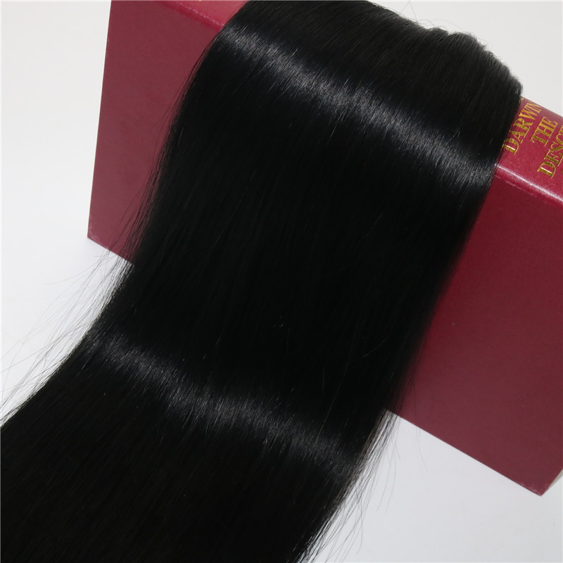 Natural Color Black Straight Hair 9A Brazilian Hair Extensions 14inch-26inch 100Strands 100gram Loop Micro Ring Human Hair Extensions