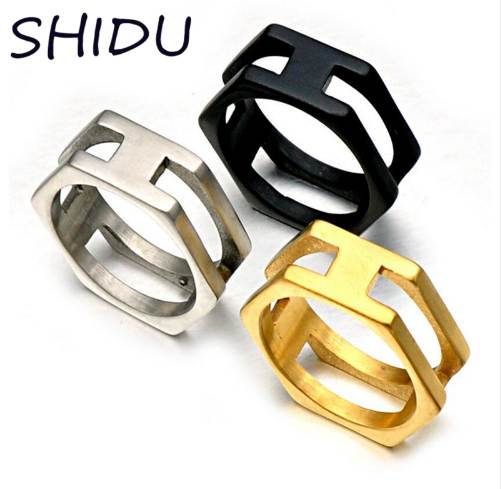 Round Square Titanium Steel Ring Men Minimalism Simple Silver Gold Mens Fashion Finger Hip Hop Ring Women Men Jewelry
Round Square Titanium Steel Ring Men Minimalism Simple Silver Gold Mens Fashion Finger Hip Hop Ring Women Men Jewelry